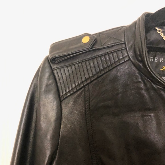 Bernardo Black Buttery Soft Leather Moro Jacket - Picture 5 of 8